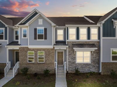 New construction Townhouse house 1872 Knights Crest Way, Wake Forest, NC 27587 - photo 0 0