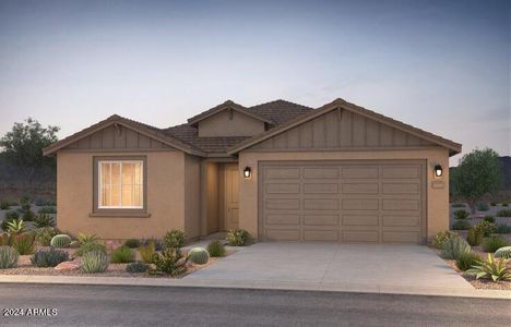 New construction Single-Family house 16729 W Whispering Wind Drive, Surprise, AZ 85387 Rimini- photo 0