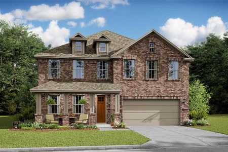 New construction Single-Family house 7938 Driftwood Bay Drive, Cypress, TX 77433 Davenport- photo 0