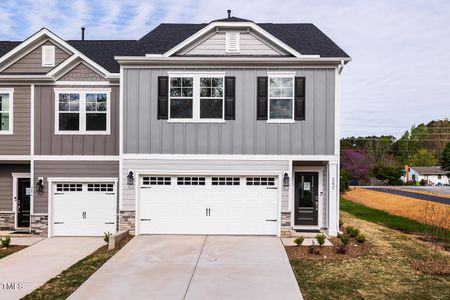 New construction Townhouse house 202 Sweetbay Tree Drive, Wendell, NC 27591 Willow- photo 0