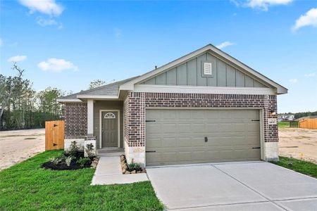 New construction Single-Family house 25327 Yellowbells Place, Montgomery, TX 77316 Kingsville- photo 0