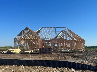 New construction Single-Family house 12113 Magma Court, Krum, TX 76249 Mockingbird- photo 1 1