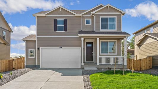 New construction Single-Family house 4525 Cattle Cross Trl, Castle Rock, CO 80104 Holcombe- photo 1 1
