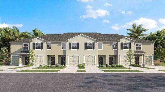 New construction Townhouse house 17241 Amber Aspen Way, Land O' Lakes, FL 34638 Glen- photo