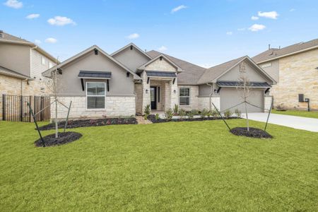 New construction Single-Family house 712 Great Lawn Bend, Liberty Hill, TX 78642 Chesapeake- photo