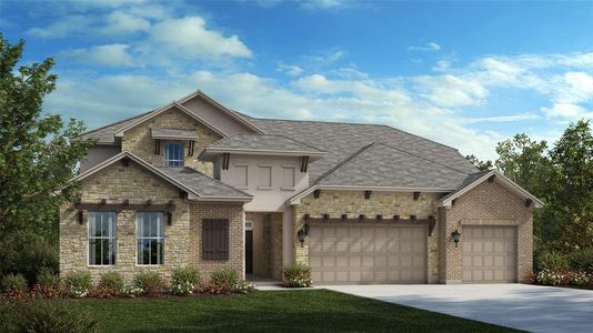 New construction Single-Family house 700 Great Lawn Bend, Liberty Hill, TX 78642 Grayson- photo 0
