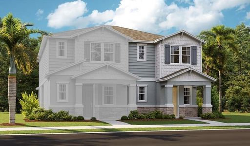 New construction Townhouse house 1518 Erin Breeze Lane, Kissimmee, FL 34744 Chicago- photo 0 0