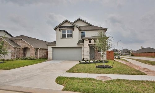 New construction Single-Family house 21239 Shore Bluff Drive, Cypress, TX 77433 Journey Series - Legend- photo 0 0