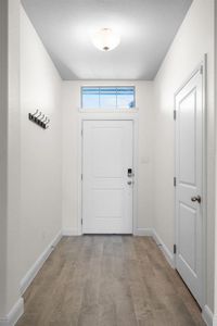 Bright and airy entryway!