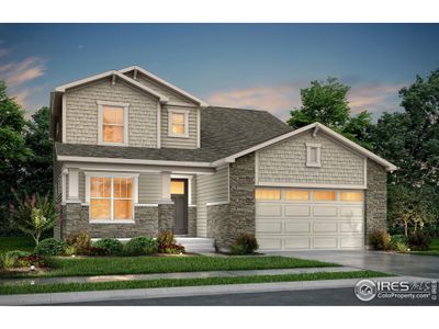 New construction Single-Family house 4504 Big Horn Pkwy, Johnstown, CO 80534 - photo 0
