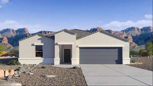 New construction Single-Family house 5082 E Diatomite Drive, San Tan Valley, AZ 85143 - photo 0