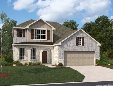 New construction Single-Family house 16270 Athens Cape, San Antonio, TX 78247 Irving Homeplan- photo 0