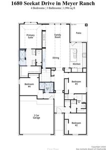 New construction Single-Family house 1680 Seekat, New Braunfels, TX 78132 Kahlo Plan- photo 11 11