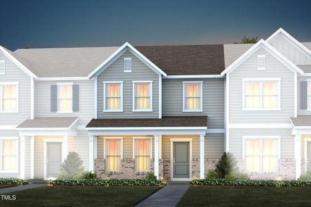 New construction Townhouse house 224 Abbots Mill Drive, Raleigh, NC 27603 Sedona- photo 0
