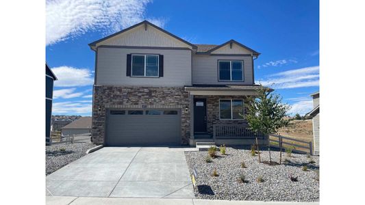 New construction Single-Family house 4503 Cattle Cross Trl, Castle Rock, CO 80104 Bridgeport- photo 0