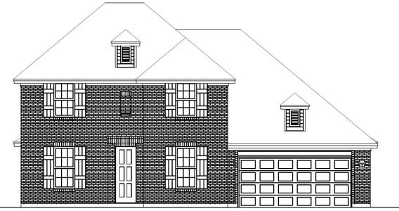 New construction Single-Family house 1430 Golden Meadow Drive, Van Alstyne, TX 75495 Kensington D- photo 0