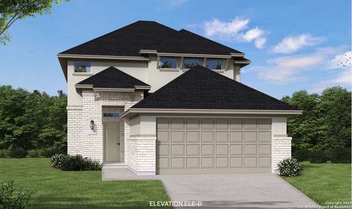 New construction Single-Family house 4979 Park Manor, Schertz, TX 78124 Riviera (2237-CV-30)- photo 0