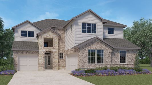 New construction Single-Family house The Pollock, 2140 Ghost Rider Court, Leander, TX 78641 - photo