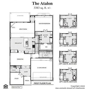 New construction Single-Family house 1623 Cheshire Park, Bulverde, TX 78163 The Atalon- photo