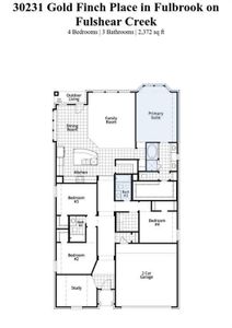 New construction Single-Family house 30231 Gold Finch Place, Fulshear, TX 77441 Davenport Plan- photo