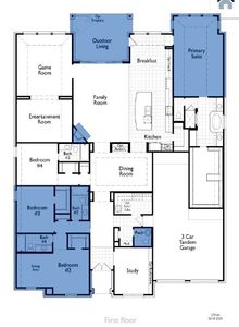 New construction Single-Family house 2705 Newark Court, Celina, TX 75009 274 Plan- photo 1 1
