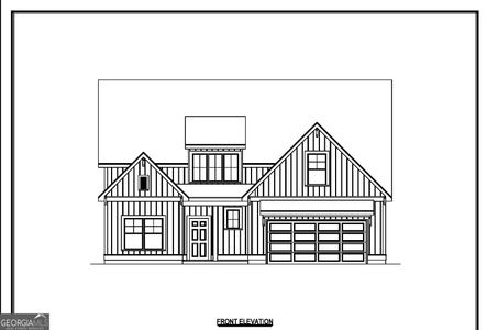 New construction Single-Family house 78 Oakhurst Trail, Sharpsburg, GA 30277 Crawford A- photo 0