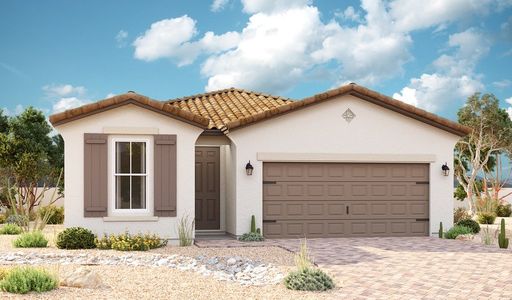 New construction Single-Family house 40075 W. Elm Drive, Maricopa, AZ 85138 Sunstone- photo 0