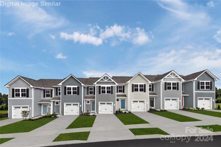 New construction Townhouse house 2333 Ridgeside Drive, China Grove, NC 28023 - photo 0