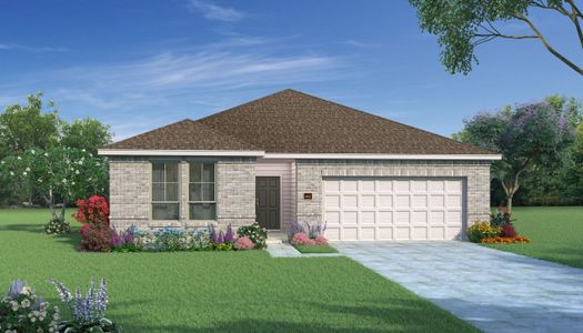 New construction Single-Family house 4048 Colony River Rock Boulevard, Pinehurst, TX 77362 Concord II H- photo 9 9