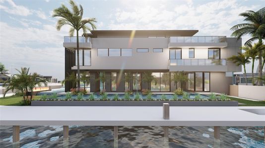 New construction Single-Family house 1400 W Lake Dr, Fort Lauderdale, FL 33316 - photo
