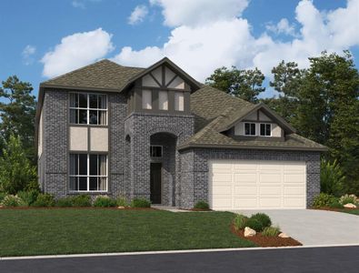 New construction Single-Family house 3541 Cherrybark Gable Lane, Spring, TX 77386 Tyler Homeplan- photo 0 0