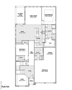New construction Single-Family house 1276 Valerian Avenue, Haslet, TX 76052 Plan 1534- photo 1 1