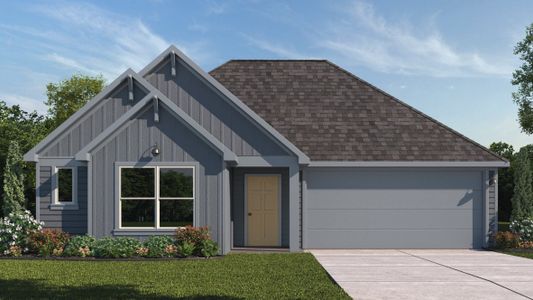 New construction Single-Family house The Elgin, 104 Heatherwood Terrace, Marble Falls, TX 78654 - photo