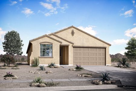 New construction Single-Family house 13641 W Phacelia Ln, Peoria, AZ 85383 Copper- photo 0