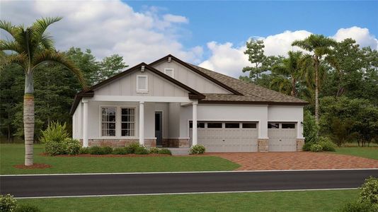 New construction Single-Family house 4638 Southern Valley Loop, Brooksville, FL 34601 Daybreak- photo 0