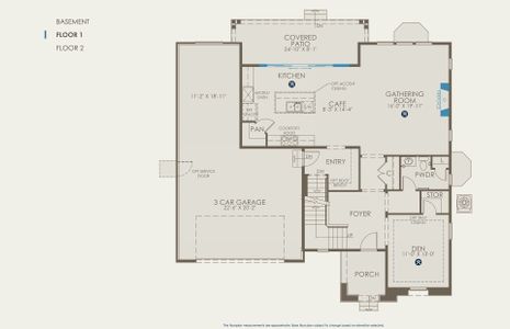 Rodeo Floor Plan, Quick Move-in Home, Floor 1