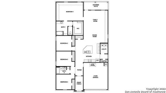 New construction Single-Family house 4511 Lampasas Flats, San Antonio, TX 78253 The Lakeway- photo