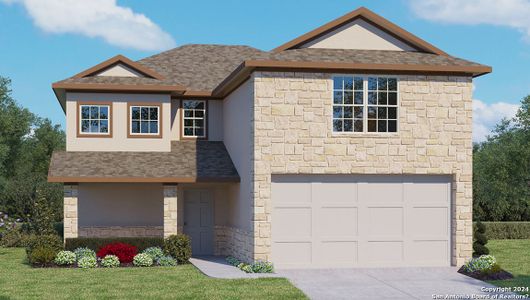 New construction Single-Family house 29429 Lost Copper, Bulverde, TX 78163 The Bowen- photo 0 0