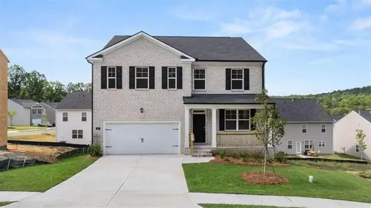 New construction Single-Family house 1611 Oakbrook Pond Place, Dacula, GA 30019 Hanover- photo 0