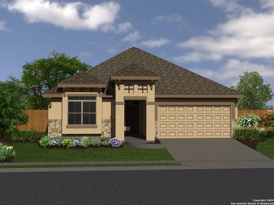 New construction Single-Family house 1646 Dunvegan Park, Bulverde, TX 78163 Colton- photo 0