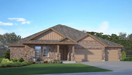 New construction Single-Family house Parker Ii, 14816 Armstrong Loop, Salado, TX 76571 - photo