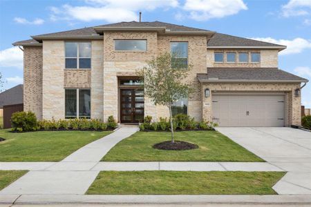 New construction Single-Family house 5014 Fountainhead Lane, Manvel, TX 77583 Design 4190W- photo 0 0