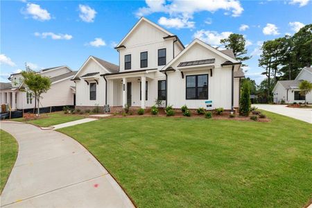 New construction Single-Family house Dahlonega Street, Cumming, GA 30040 The Lassiter- photo 0