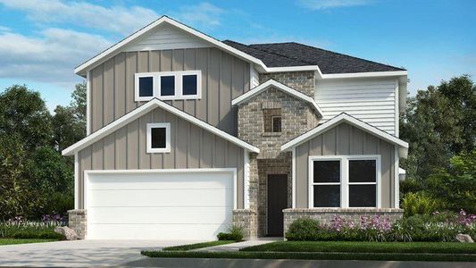 New construction Single-Family house 21726 Blue Daisy Court, Cypress, TX 77433 Lunaria- photo 0 0