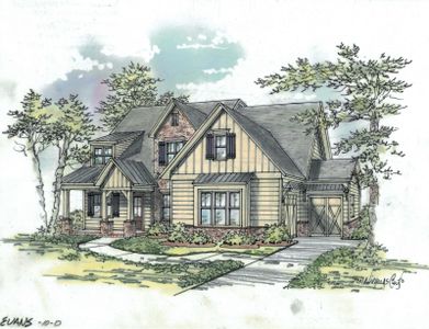 New construction Single-Family house Evans D, 295 Old Dawsonville Road, Ball Ground, GA 30107 - photo
