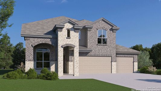 New construction Single-Family house 5607 Cinnabar Trace, San Antonio, TX 78253 The Salerno- photo 0