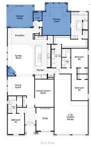 New construction Single-Family house 1404 Buttercup Avenue, Aubrey, TX 76227 215 Plan- photo