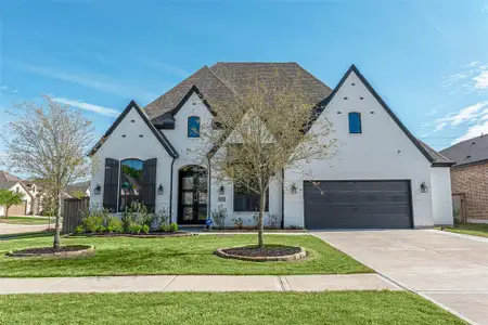 New construction Single-Family house 30338 Parkside Passage Drive, Fulshear, TX 77441 216- photo 0