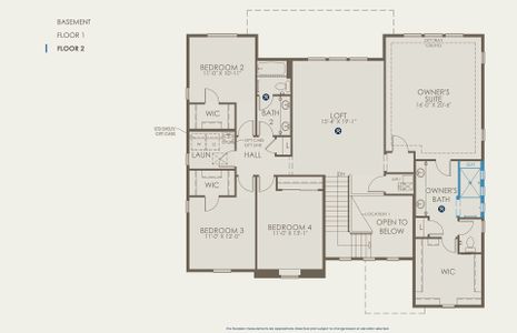 Rodeo Floor Plan, Quick Move-in Home, Floor 2