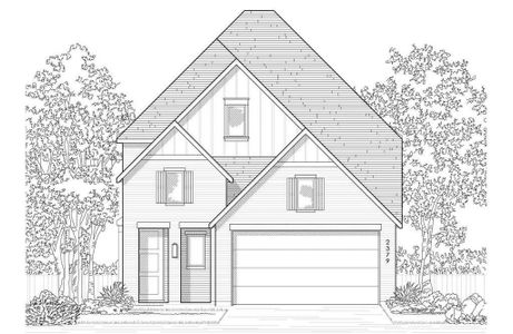 New construction Single-Family house 26526 Bright Eyes Lane, Hockley, TX 77447 Everleigh Plan- photo 33 33